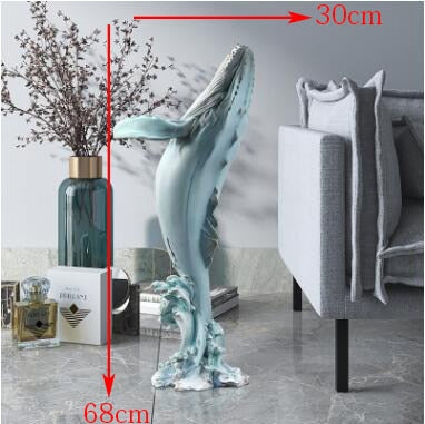 Dolphin Ocean Wave Sculptures