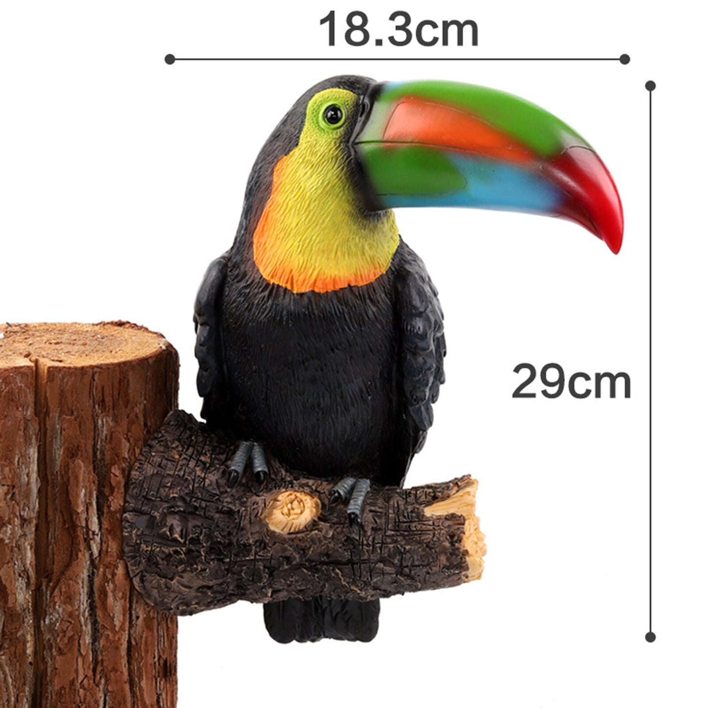 Toucan In Nature Garden Decor