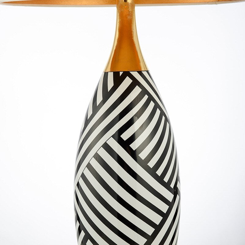 Zebra Pattern Lamp