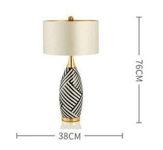 Zebra Pattern Lamp