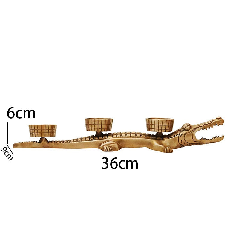 Crocodile Candle Holders