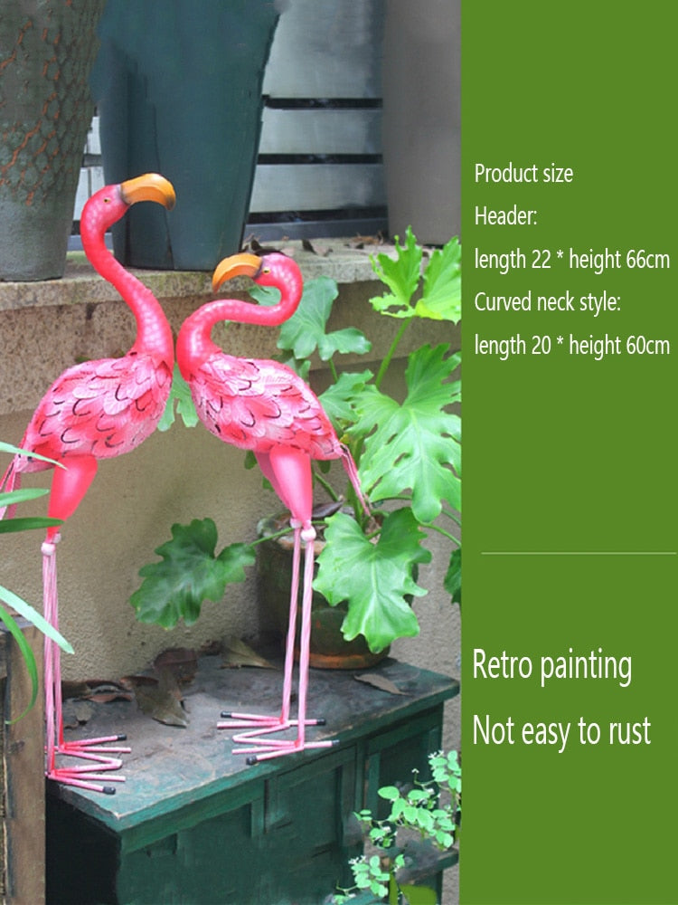Flamingo Art Garden Ornaments