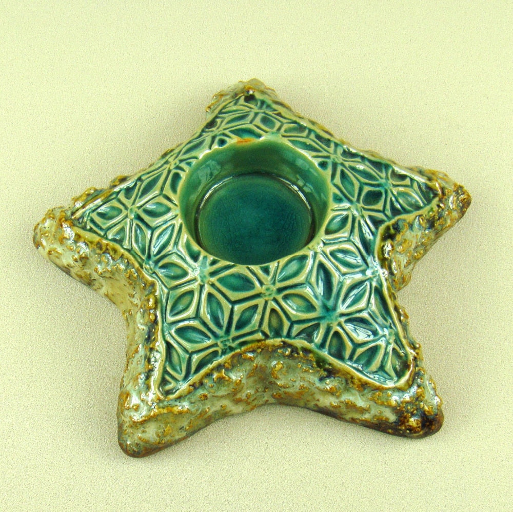 Beach-Themed Table Candle Holders