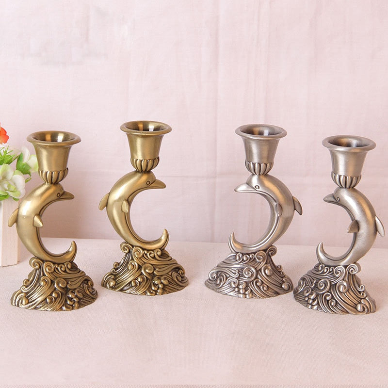 Dolphin Candle Holders