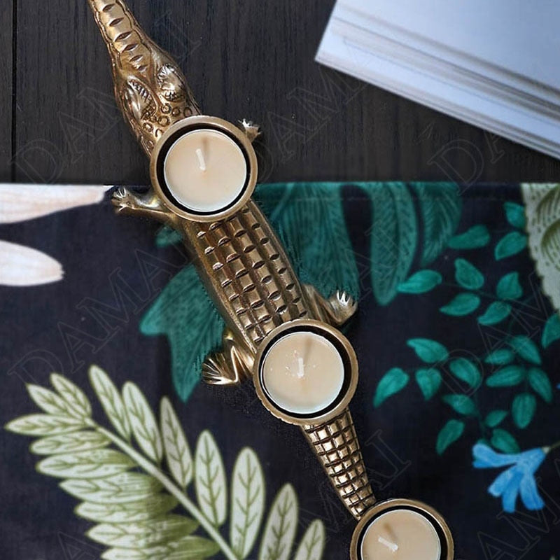 Crocodile Candle Holders