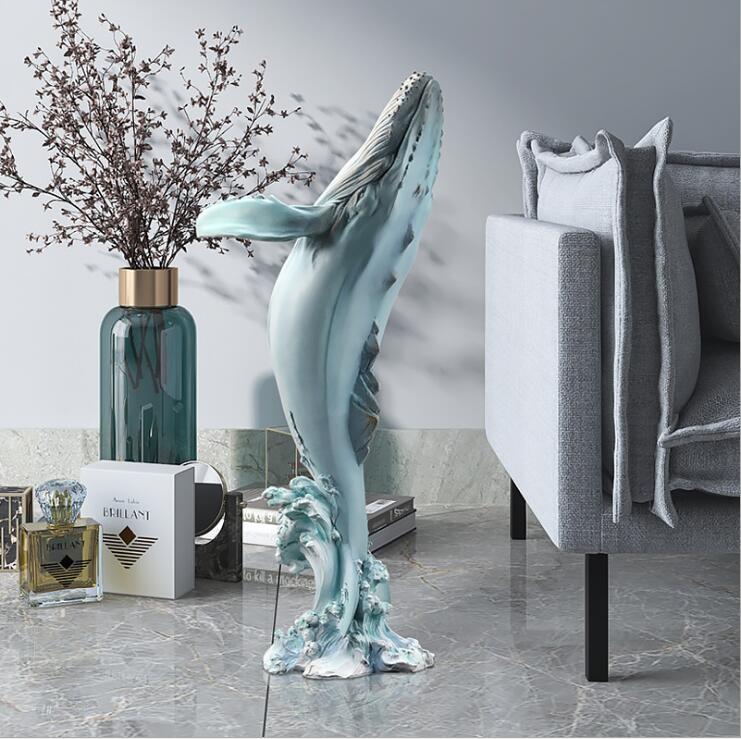 Dolphin Ocean Wave Sculptures