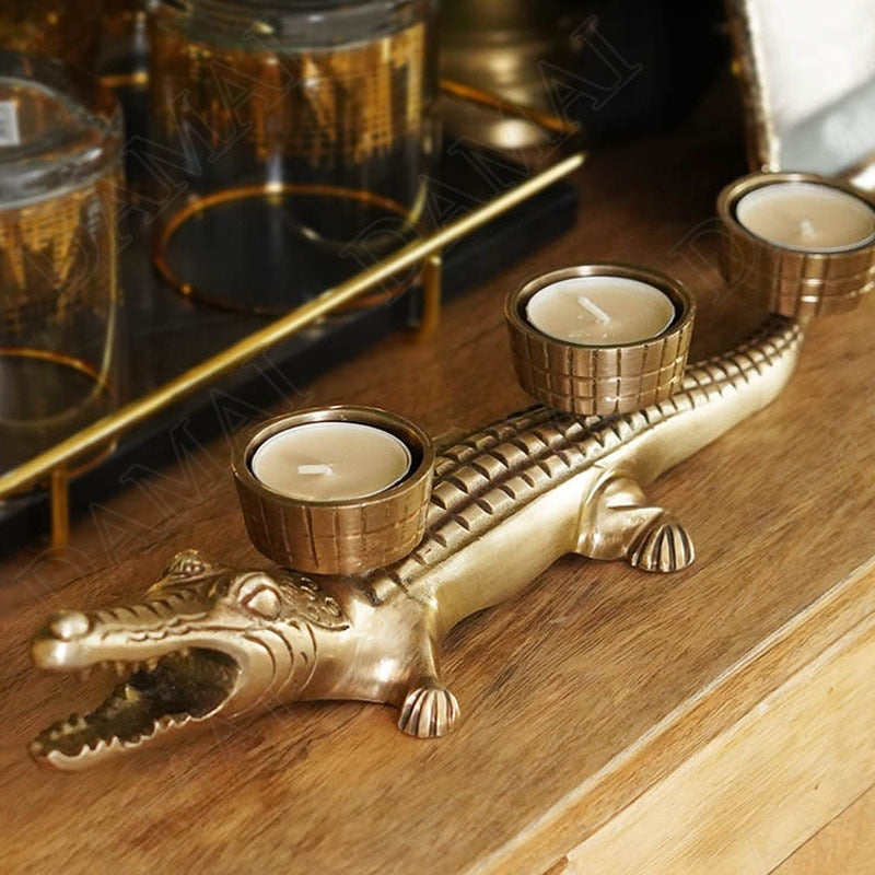 Crocodile Candle Holders