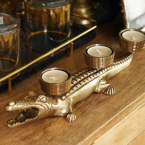Crocodile Candle Holders