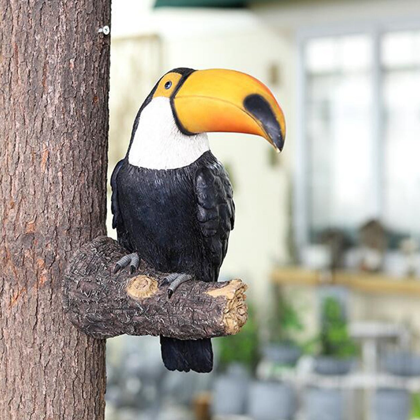 Toucan In Nature Garden Decor