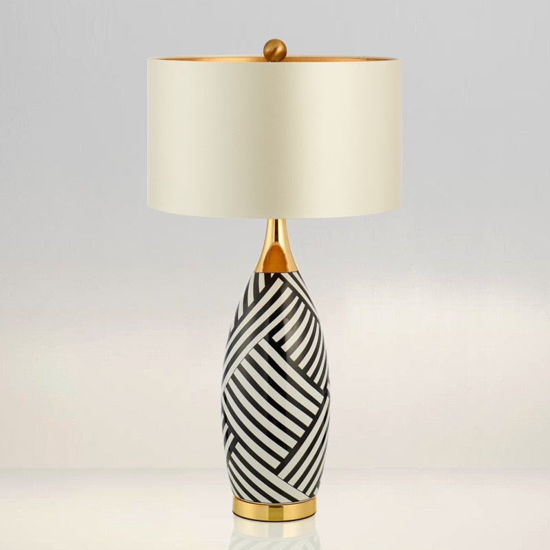 Zebra Pattern Lamp