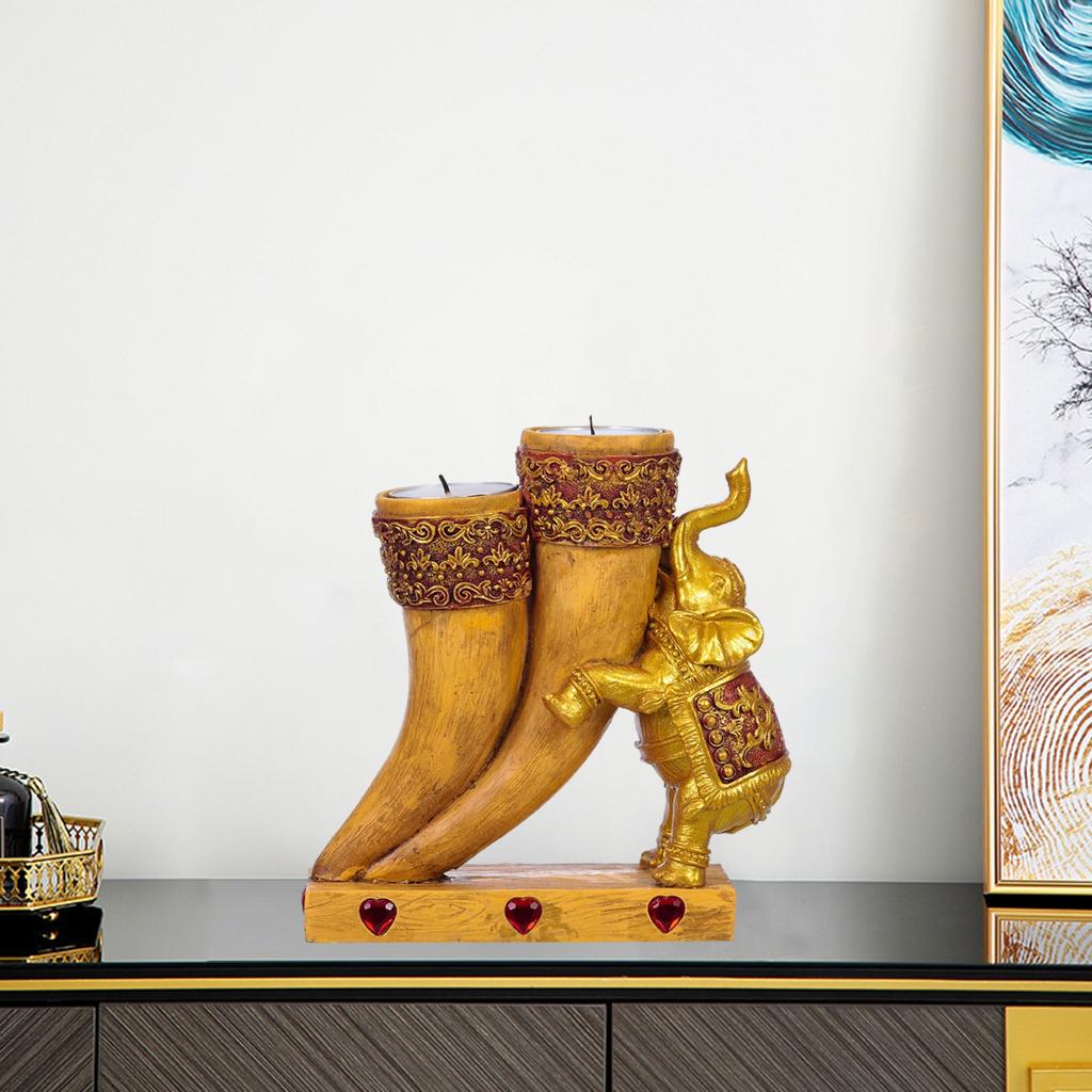 Elephant Family Candle Holders