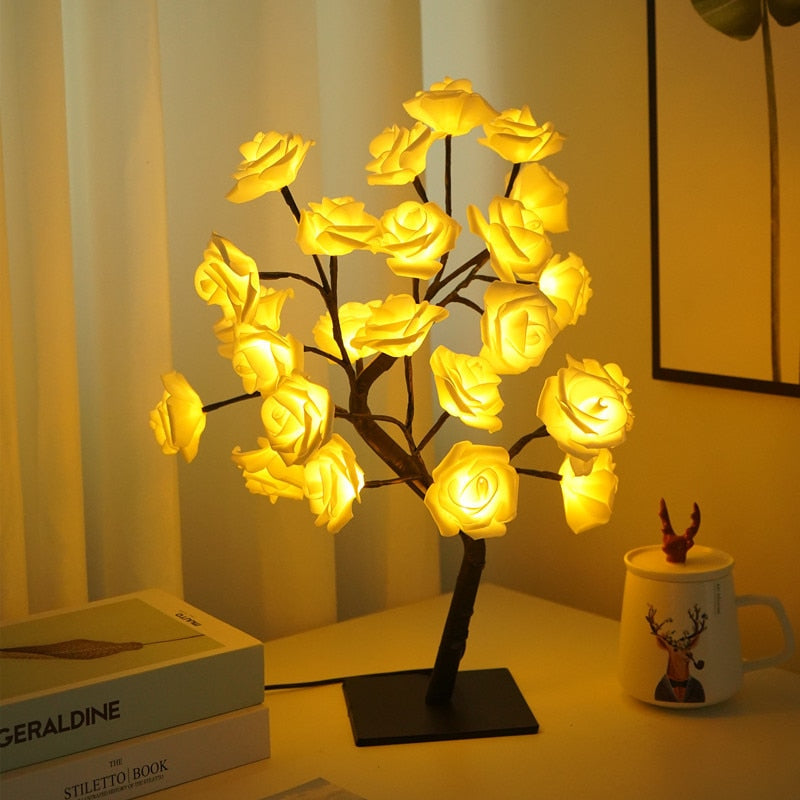 Tropical Flower Lamp