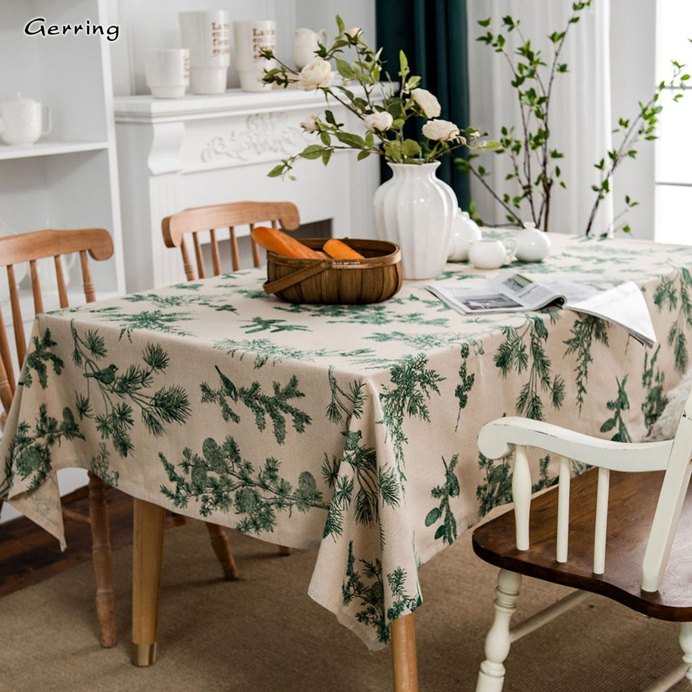 Floral Print Tablecloths