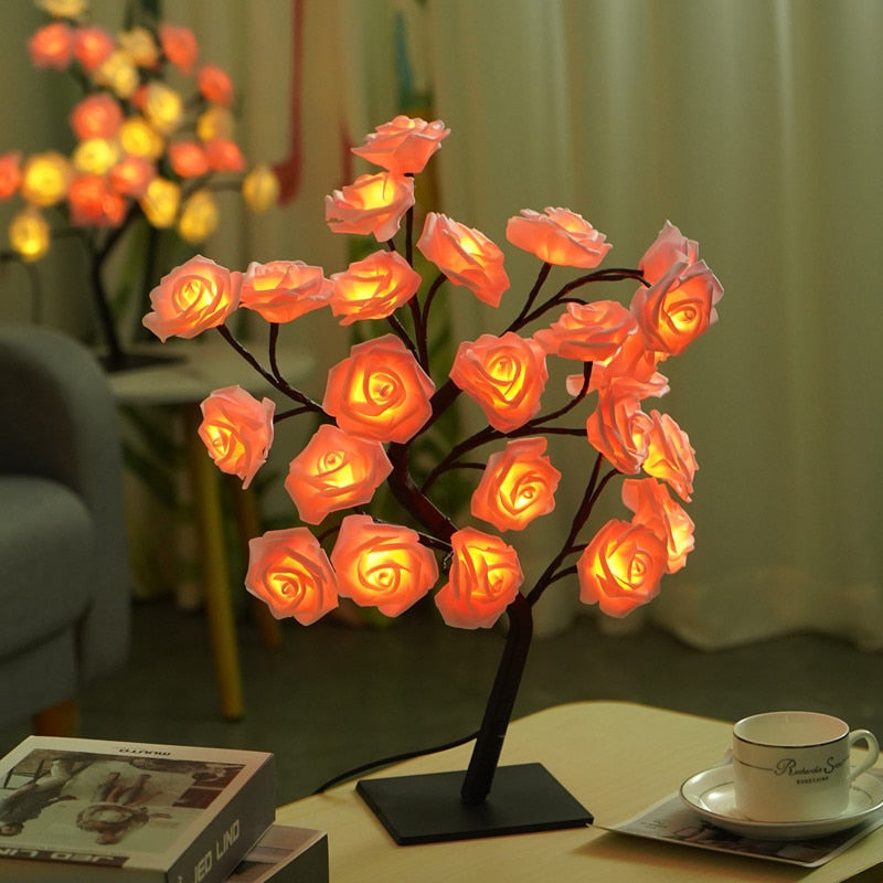 Tropical Flower Lamp