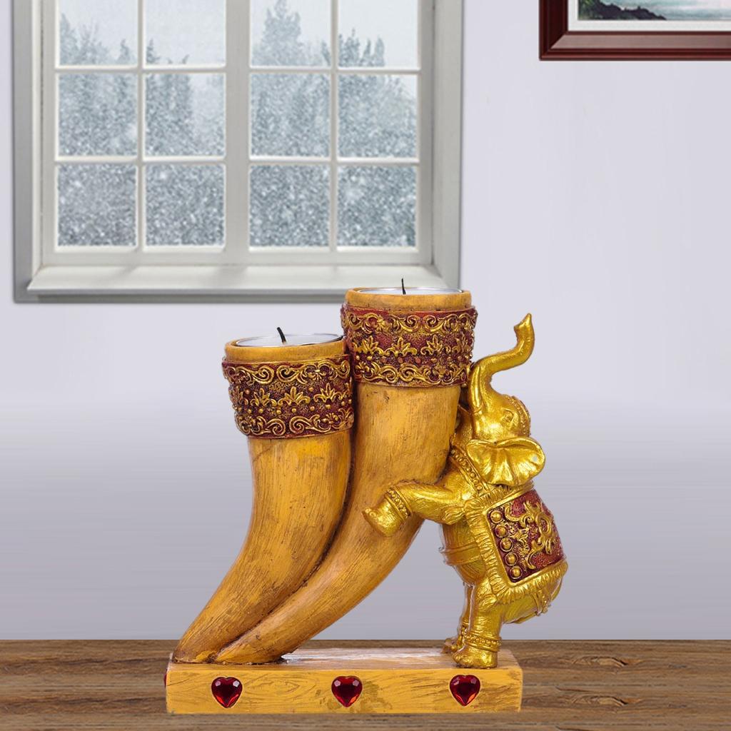 Elephant Family Candle Holders