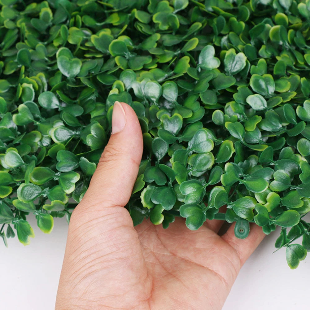 40x60cm Artificial Boxwood Green Wall Panel