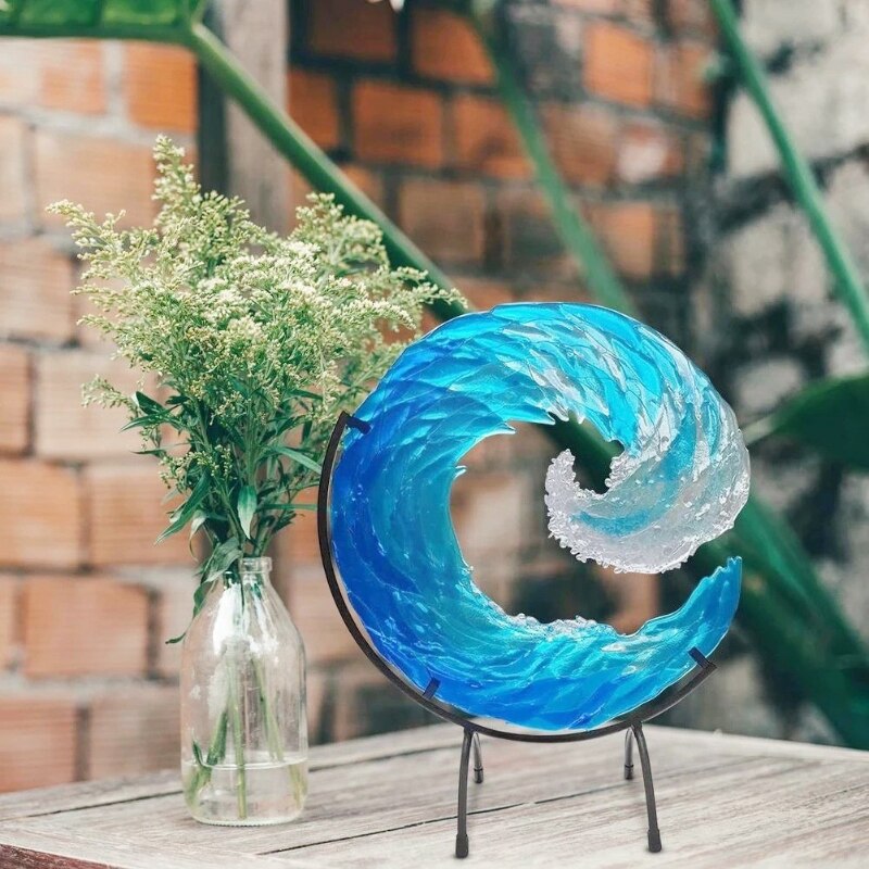 Ocean Wave Garden Statues