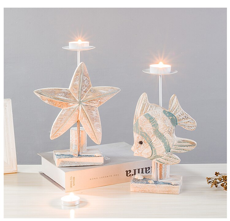 Coral Reef Fish Candle Holders