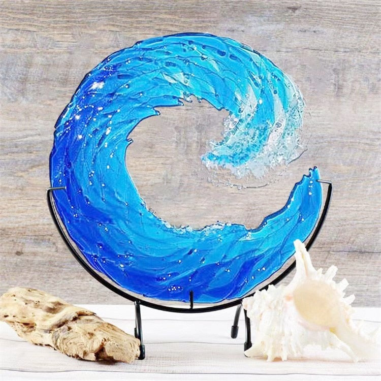 Ocean Wave Garden Statues