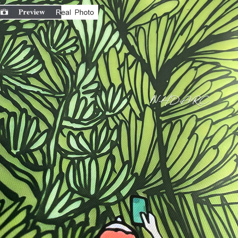 Scandinavian Jungle Wall Art Canvas Poster