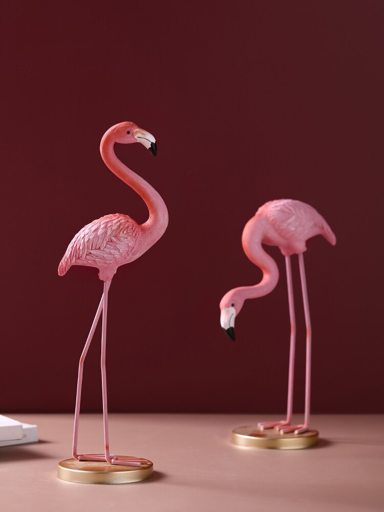 Flamingo Beach Party Sculptures