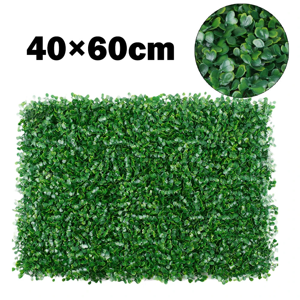 40x60cm Artificial Boxwood Green Wall Panel