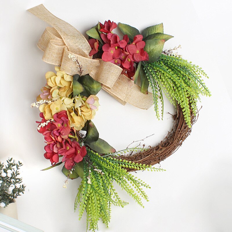 Tropical Flower Wreath Outdoor Decor
