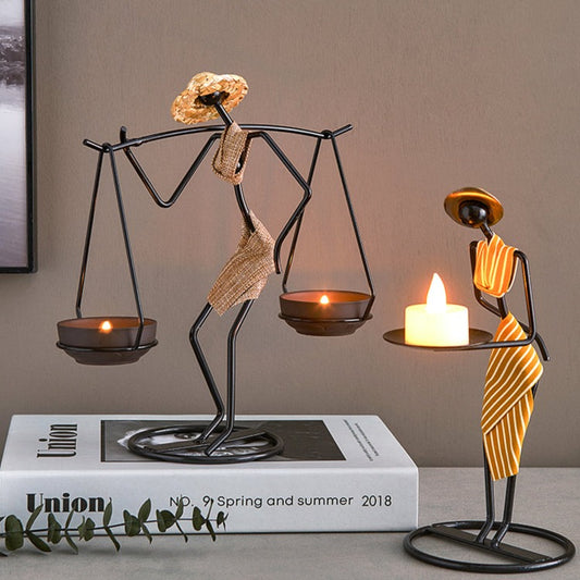 Rustic Candle Holders