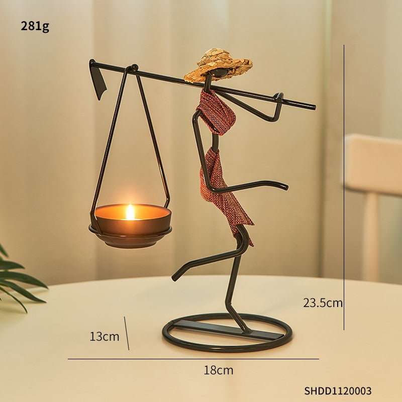 Rustic Candle Holders