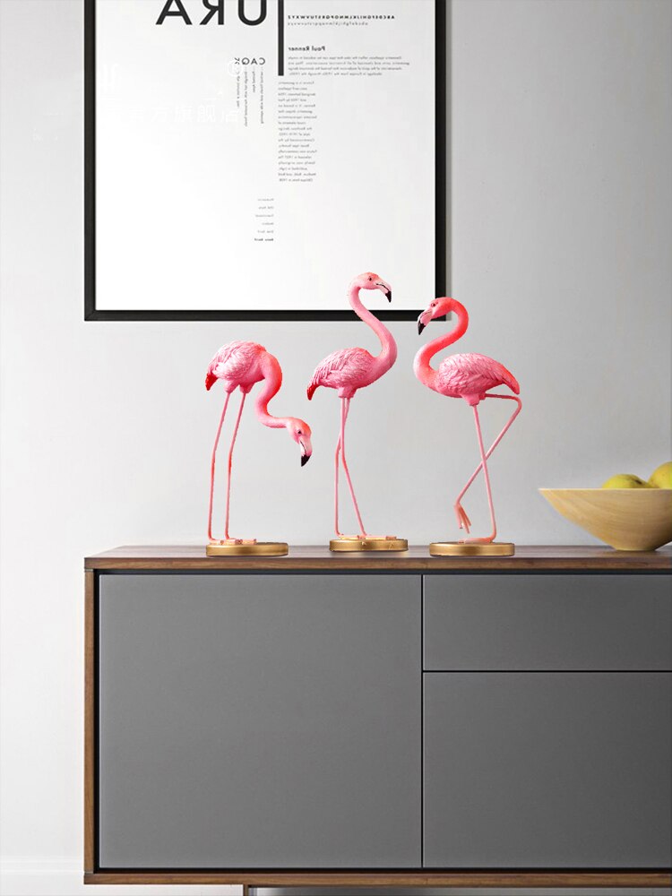 Flamingo Beach Party Sculptures