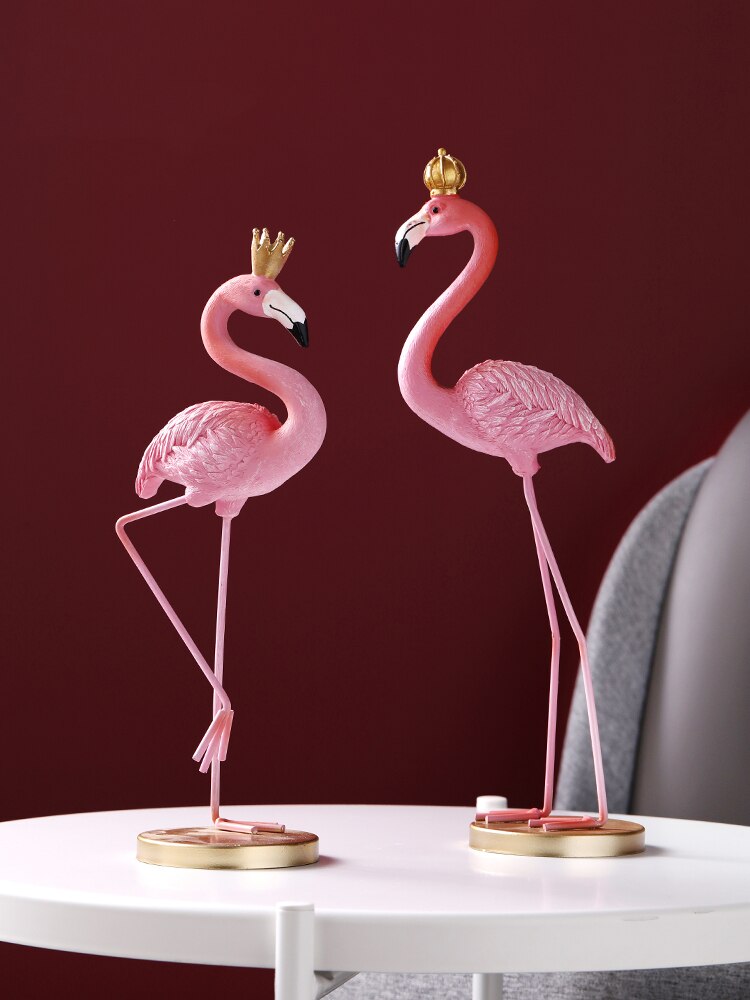 Flamingo Beach Party Sculptures