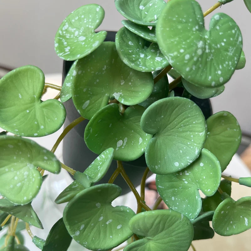 Artificial Mini Green Plant Bouquet – Realistic PVC Faux Grass Decor
