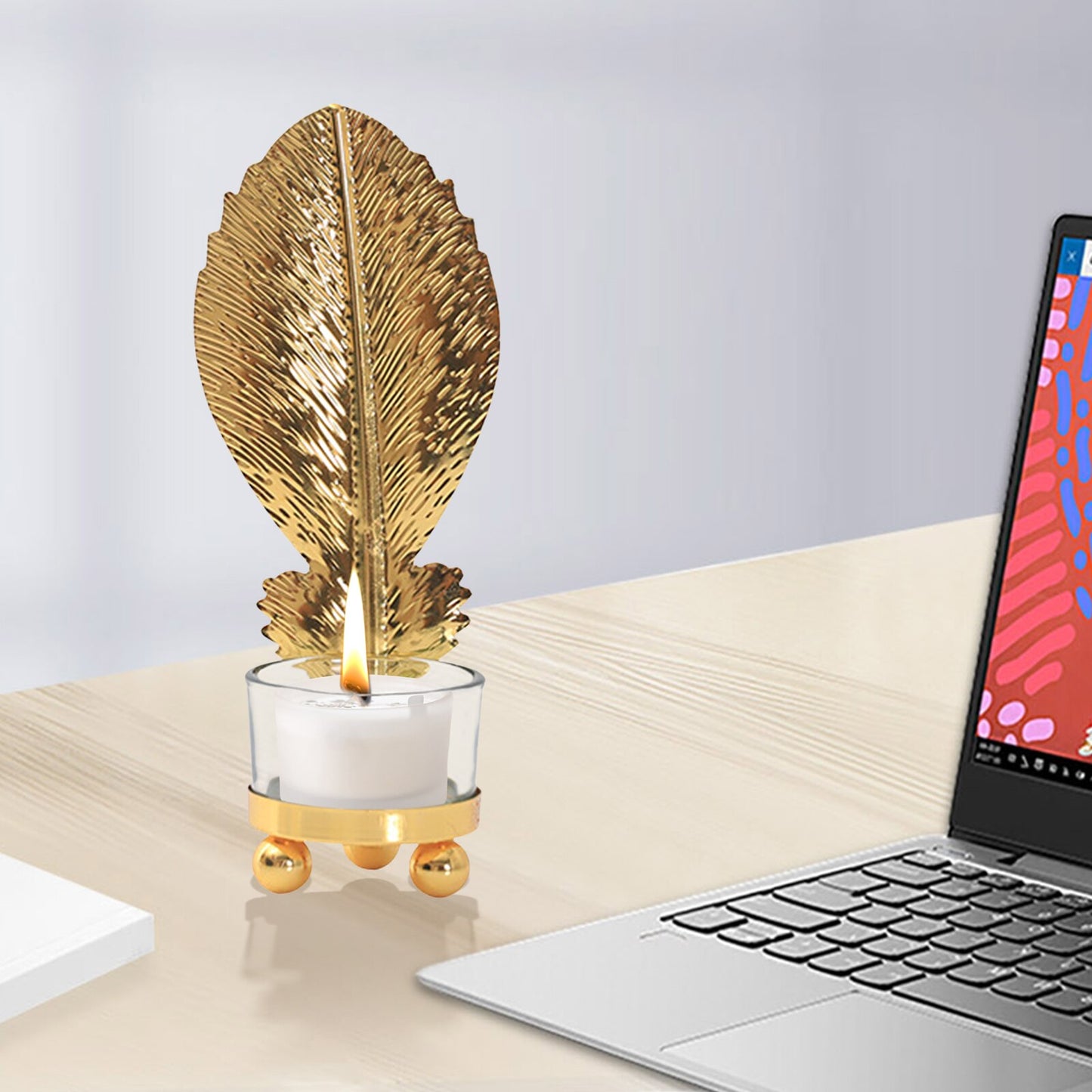 Banana Leaf Candle Holders