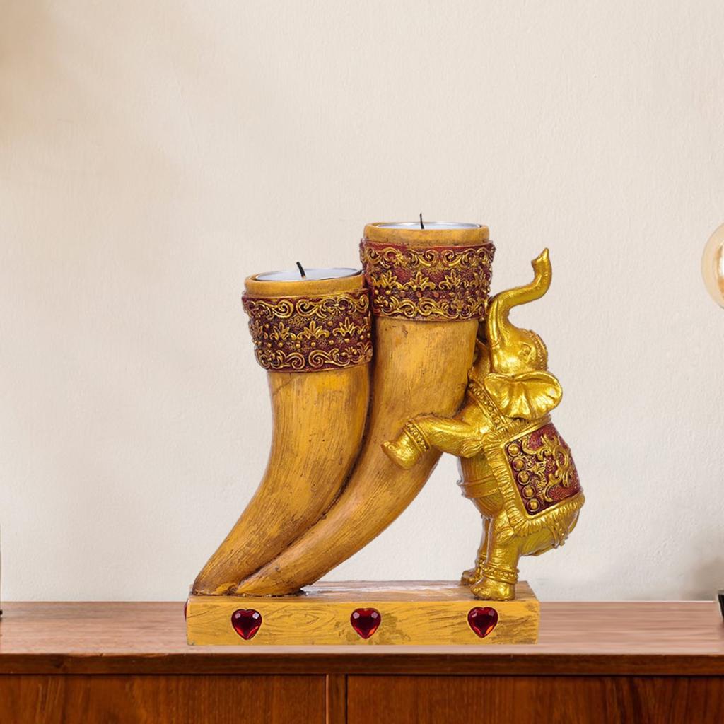 Elephant Family Candle Holders