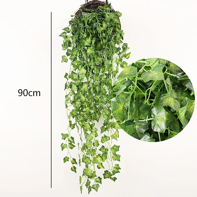 2-Pack Artificial Hanging Ivy Vine