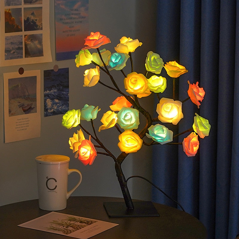 Tropical Flower Lamp