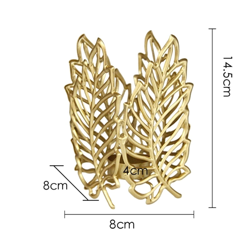 Tropical Leaf Candle Holders