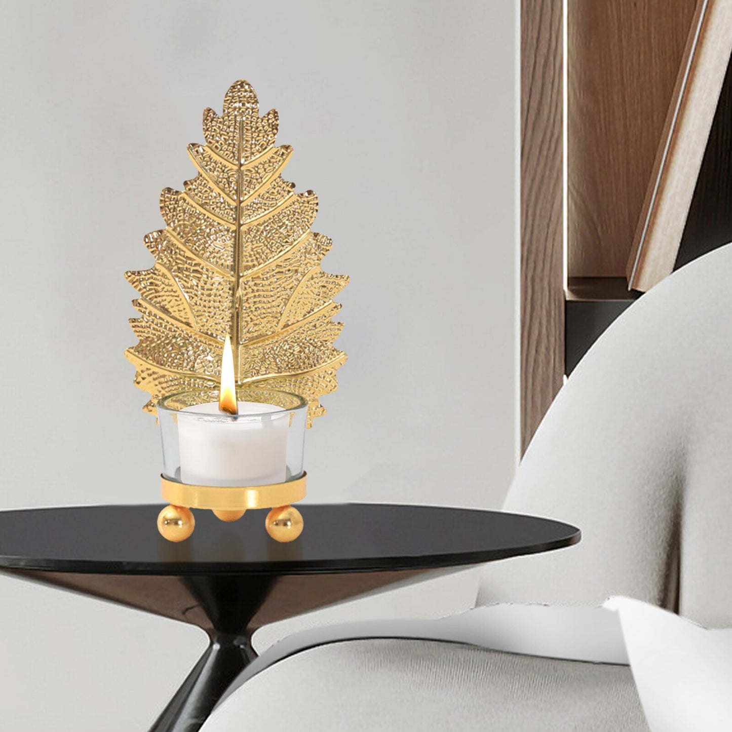 Banana Leaf Candle Holders