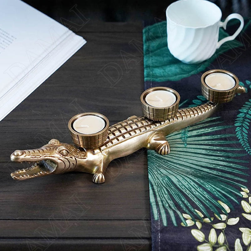 Crocodile Candle Holders
