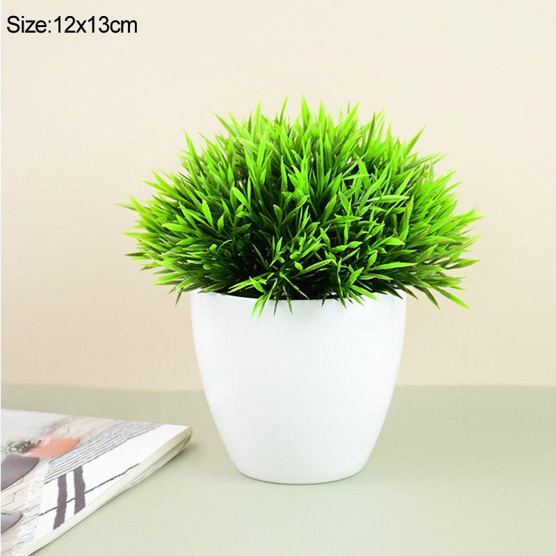 Artificial Grass Plants Potted