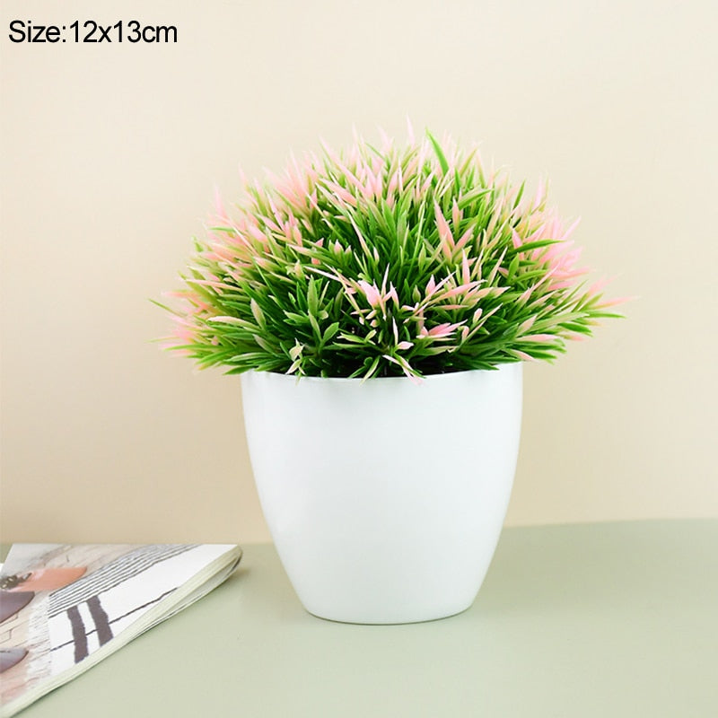 Artificial Grass Plants Potted