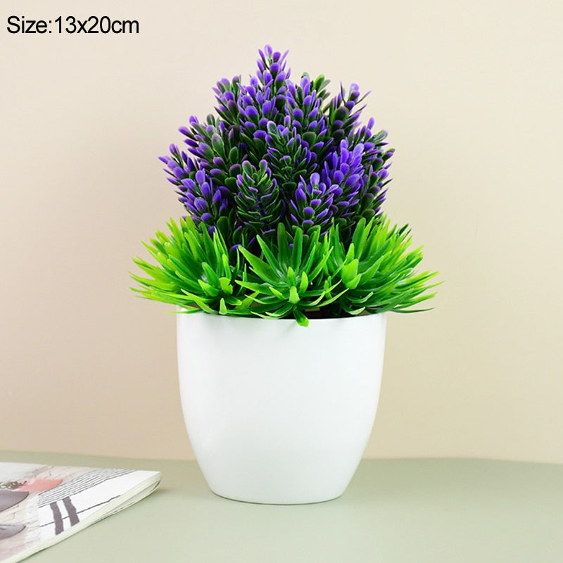 Artificial Grass Plants Potted