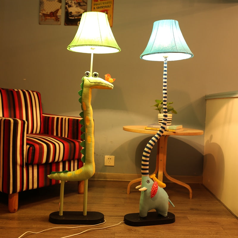 Crocodile-Themed Lamp
