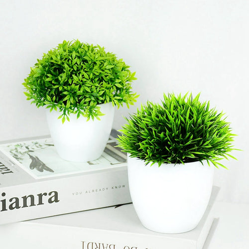 Artificial Grass Plants Potted