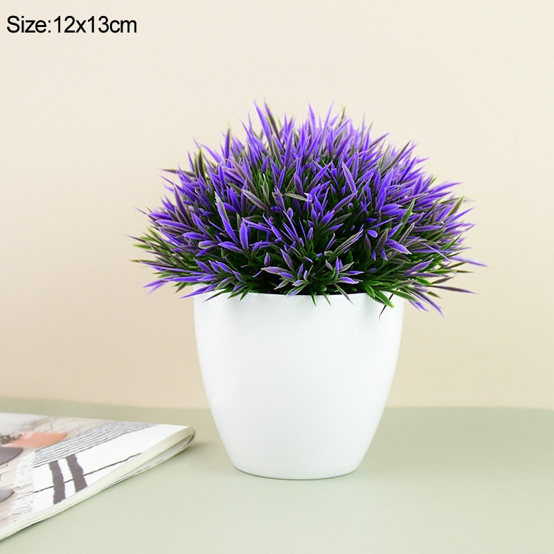 Artificial Grass Plants Potted