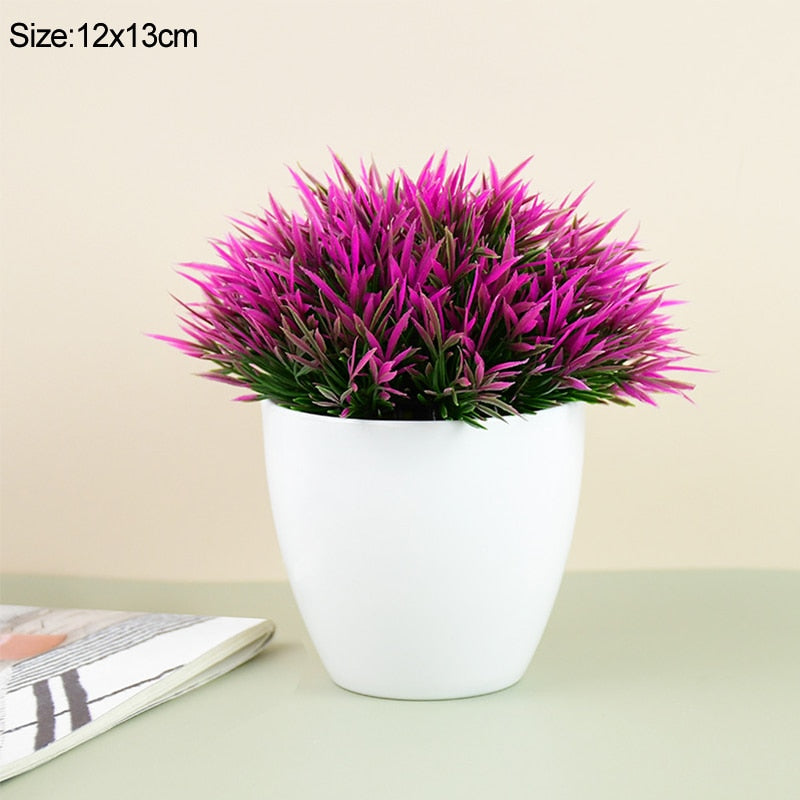 Artificial Grass Plants Potted