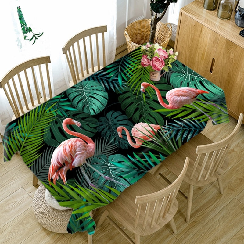 Flamingo Print Tablecloths