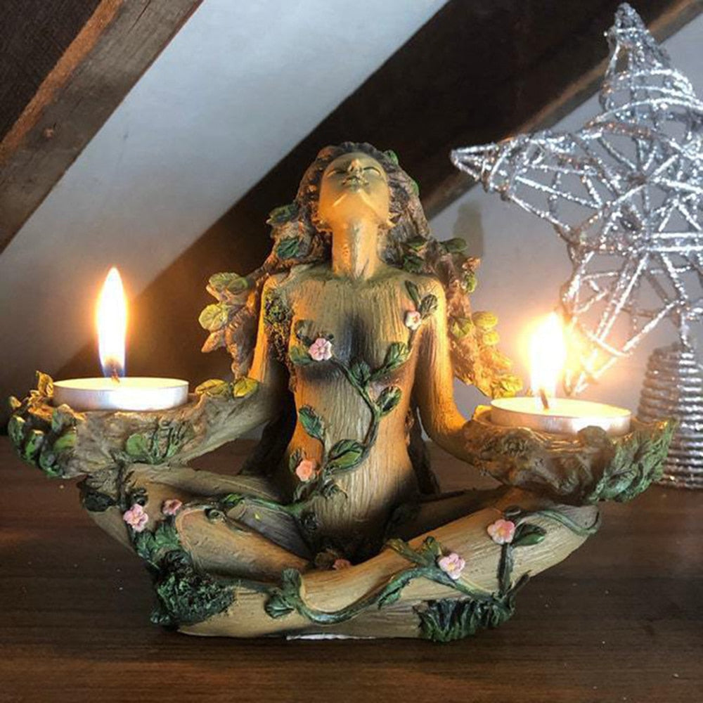 Jungle-Themed Candle Holders