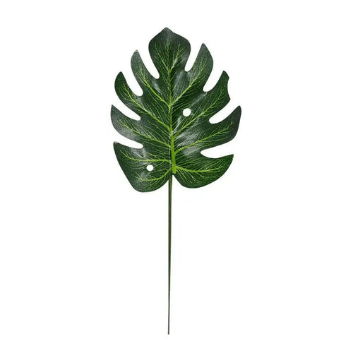 Artificial Philodendron Leaves (With Stem)