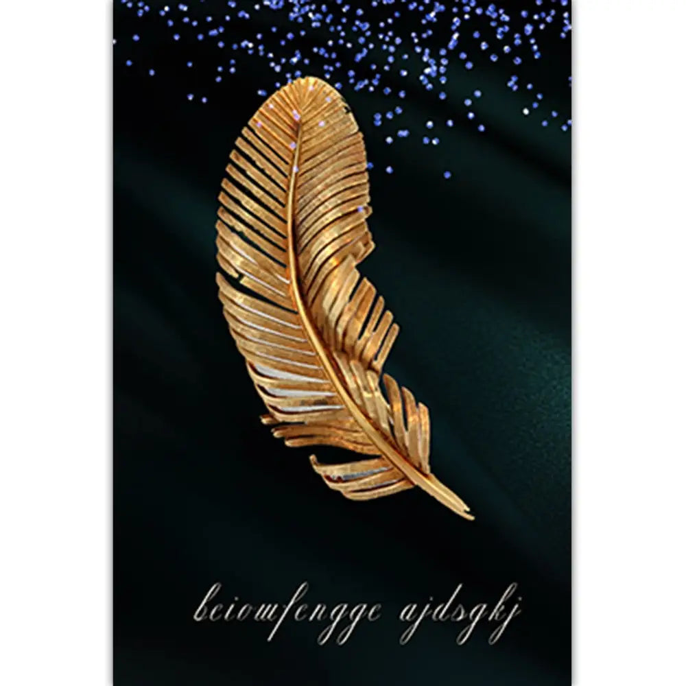 Black and gold tropical wall Art